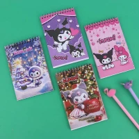 دفترچه یادداشت 50 برگ حاشیه دار طرح کرومی کد 1 بالا بازشو