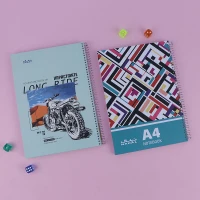 دفتر سیمی 100 برگ رحلی نهال آلما کد 1171