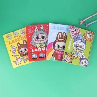 دفتر سیمی 100 برگ طرح لبوبو نگار