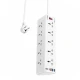 چند راهی 10 خانه الدینیو SC10610C با کابل 2 متری + شارژر USB و Type-C