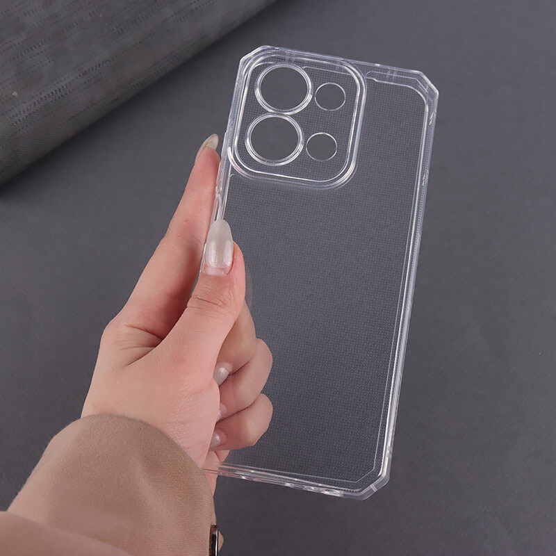 قاب ژله ای شفاف شیائومی Redmi 15C محافظ لنزدار