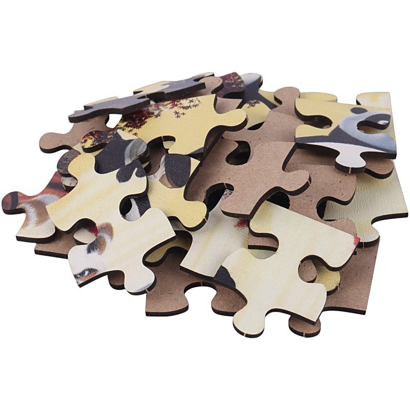 پازل چوبی 25 تکه هزارتو Art Nr.28814 طرح پاندای کونگ فو کار