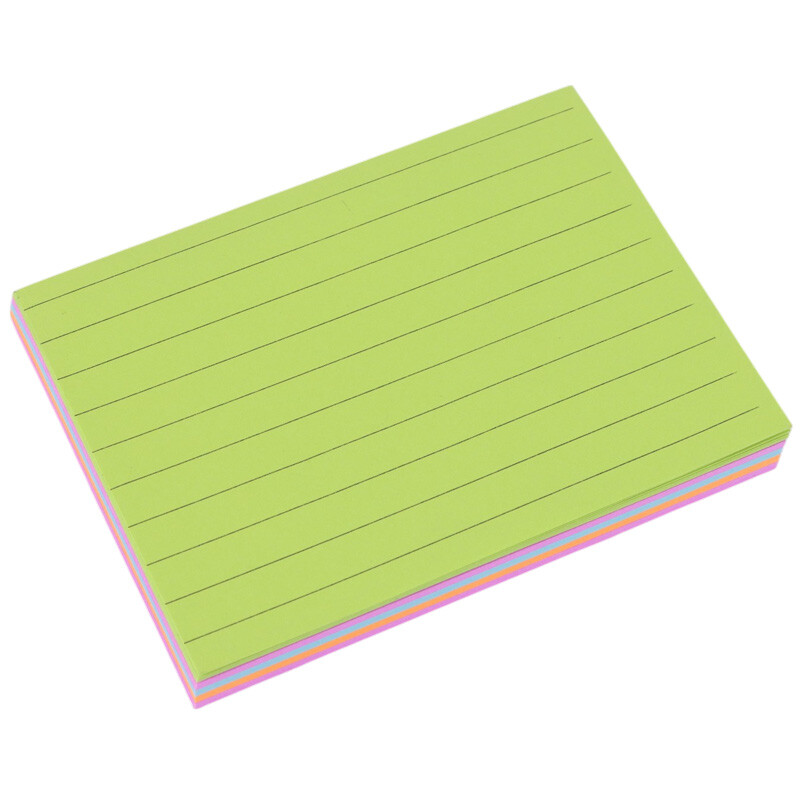 کاغذ یادداشت چسب دار رنگی ASA 7.5*10cm بسته 100 برگی