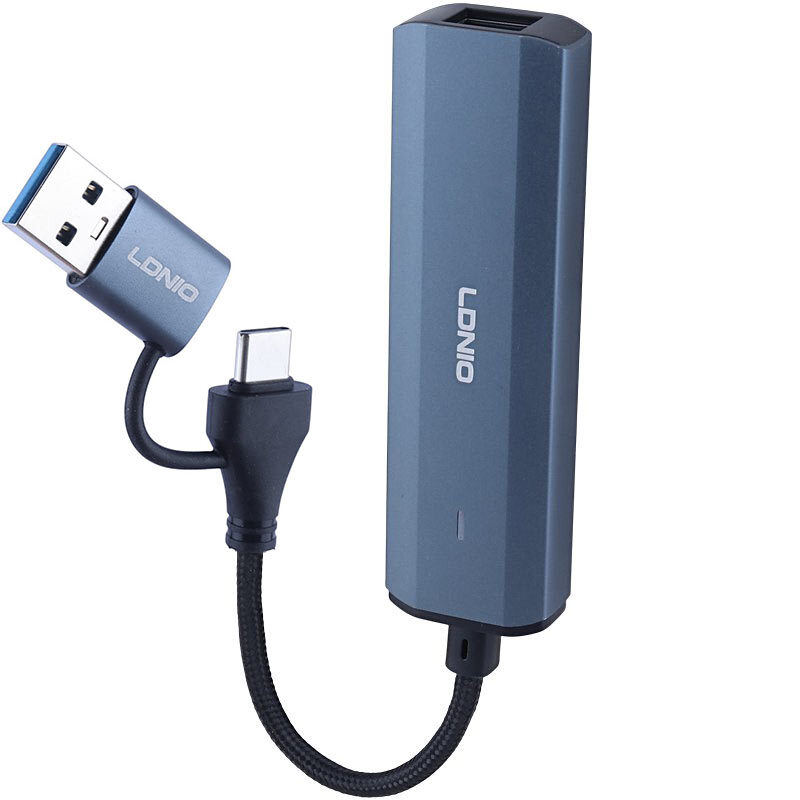 هاب 4 پورت Type-C / USB3.0 الدینیو DS-124UC