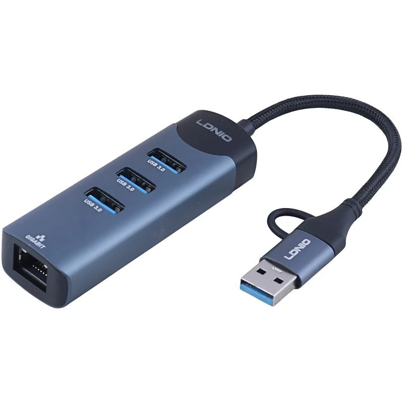 هاب 4 پورت Type-C / USB3.0 الدینیو DS-144UC