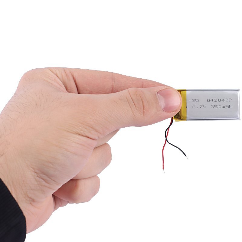 باتری لیتیومی 350mAh 3*18*42mm 042040P