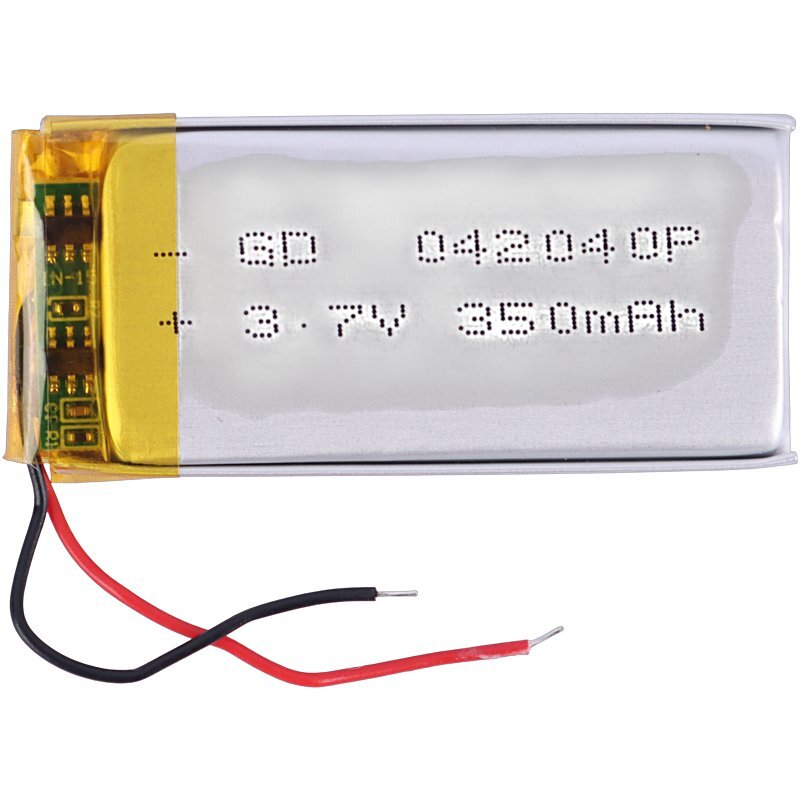 باتری لیتیومی 350mAh 3*18*42mm 042040P