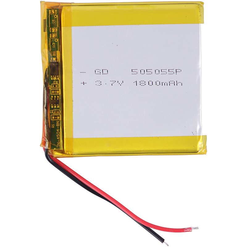 باتری لیتیومی 1800mAh 48*50*5mm 505055P