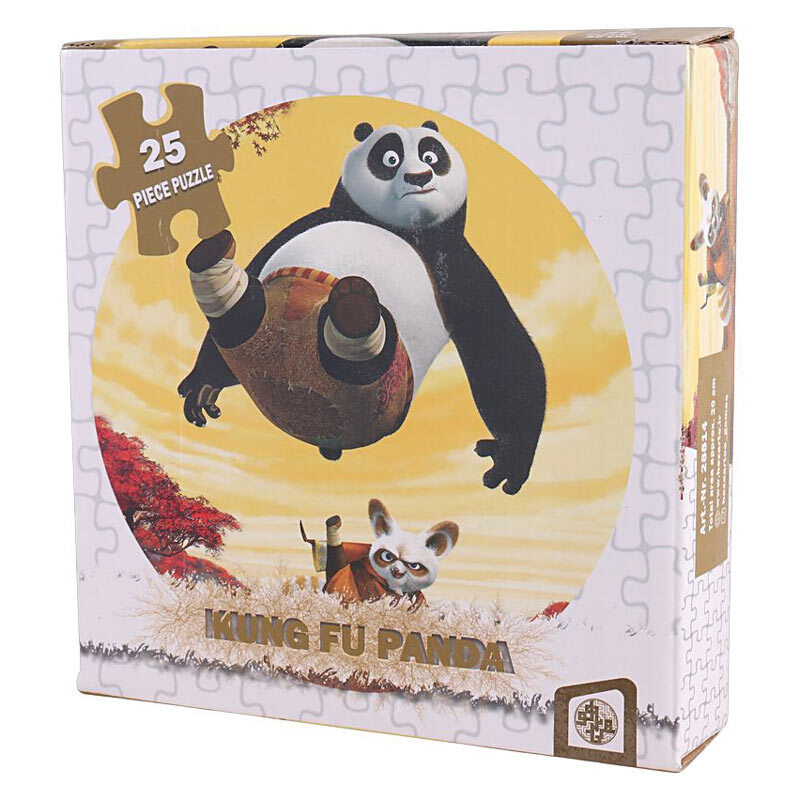 پازل چوبی 25 تکه هزارتو Art Nr.28814 طرح پاندای کونگ فو کار
