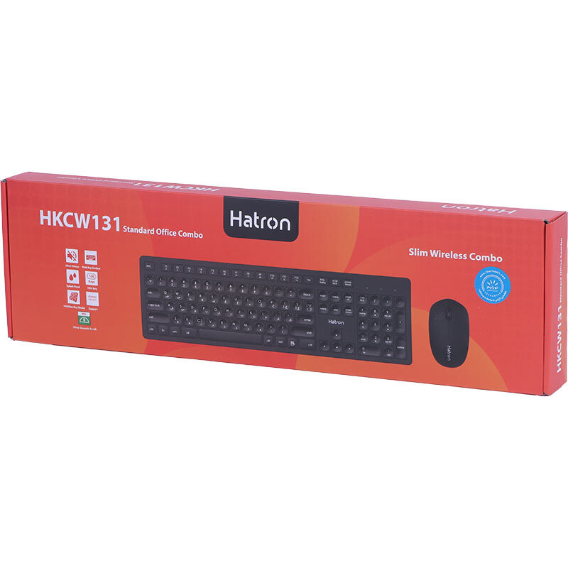 کیبورد و موس بی سیم هترون HKCW131