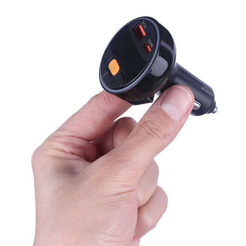 شارژر فندکی و اف ام پلیر بلوتوثی 30 وات هیسکا HCC-338