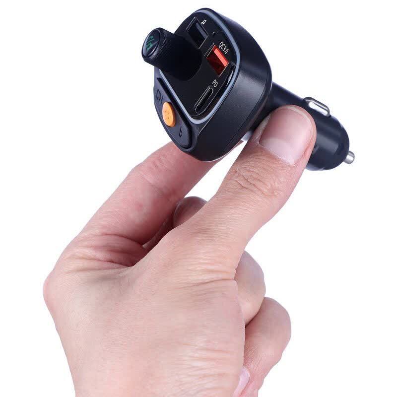 شارژر فندکی و اف ام پلیر بلوتوثی 30 وات هیسکا HCC-339