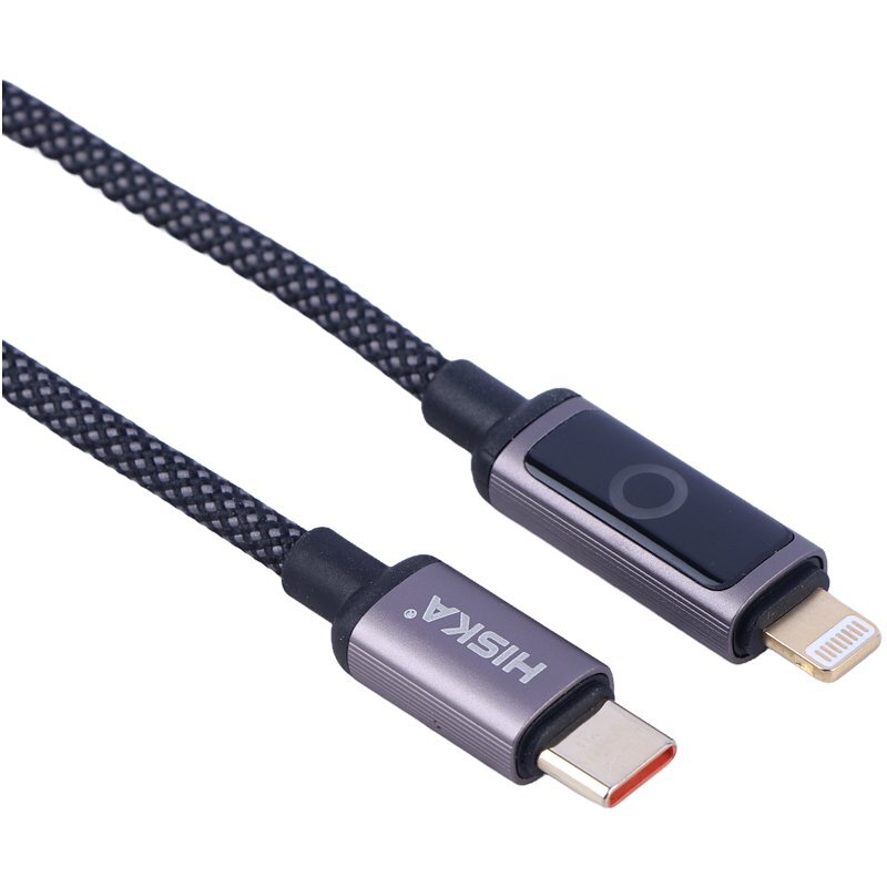 کابل تایپ سی به لایتنینگ فست شارژ 30 وات هیسکا LX-21CL طول 1 متر