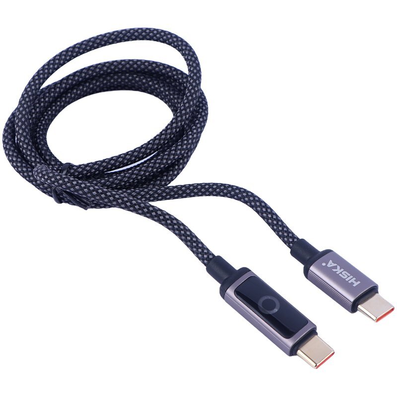 کابل دو سر تایپ سی فست شارژ 60 وات هیسکا LX-21CC طول 1 متر