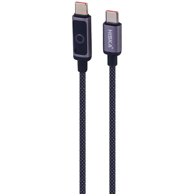 کابل دو سر تایپ سی فست شارژ 60 وات هیسکا LX-21CC طول 1 متر