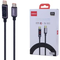 کابل دو سر تایپ سی فست شارژ 60 وات هیسکا LX-21CC طول 1 متر