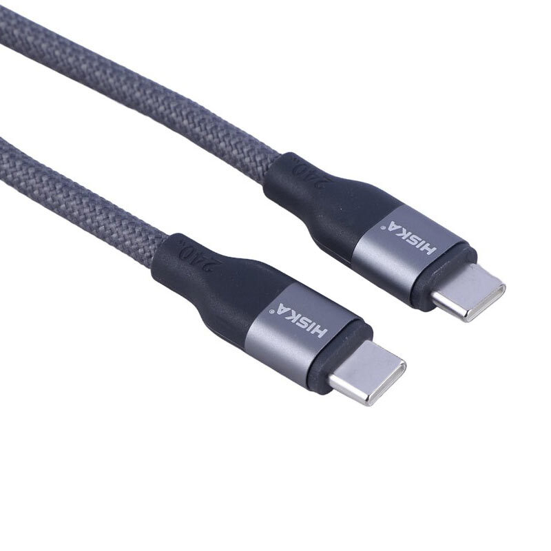 کابل دو سر تایپ سی فست شارژ 240 وات هیسکا LX-931CC طول 1 متر