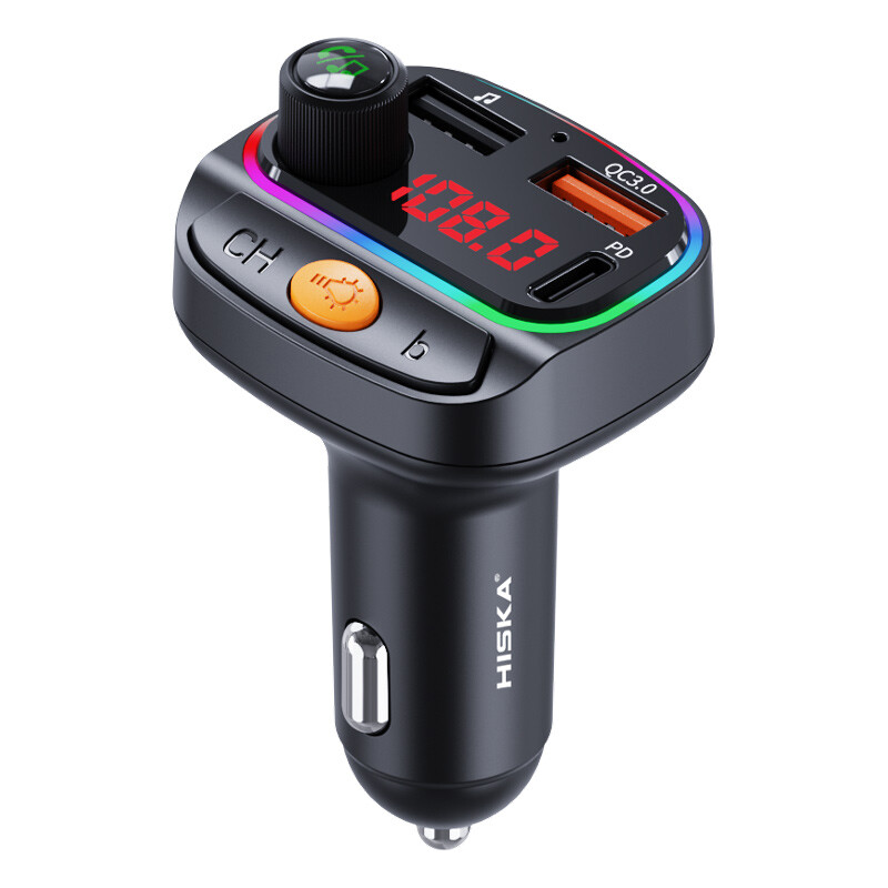 شارژر فندکی و اف ام پلیر بلوتوثی 30 وات هیسکا HCC-339