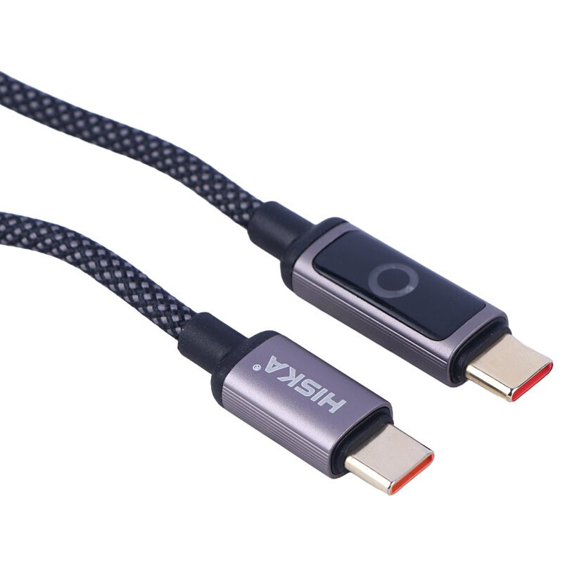 کابل دو سر تایپ سی فست شارژ 60 وات هیسکا LX-21CC طول 1 متر