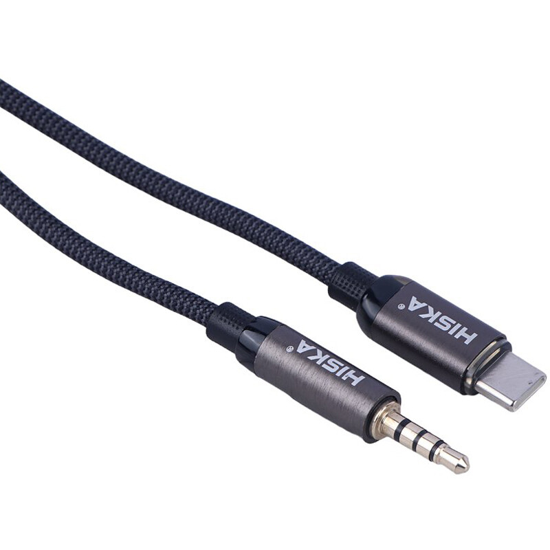 کابل تبدیل Type-C به AUX هیسکا W50 طول 1 متر