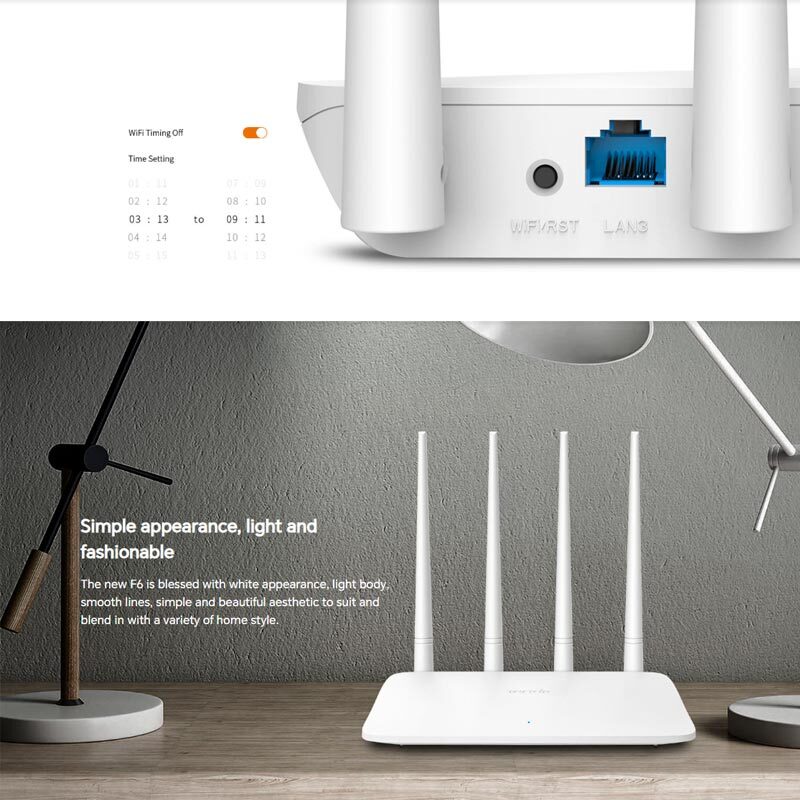 روتر بی سیم تندا F6