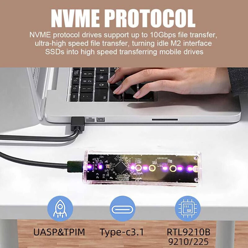 باکس هارد M.2 NVMe SSD نت پیل M2-MT70