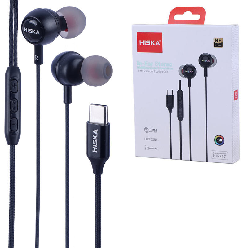 هندزفری تایپ سی هیسکا HK-717