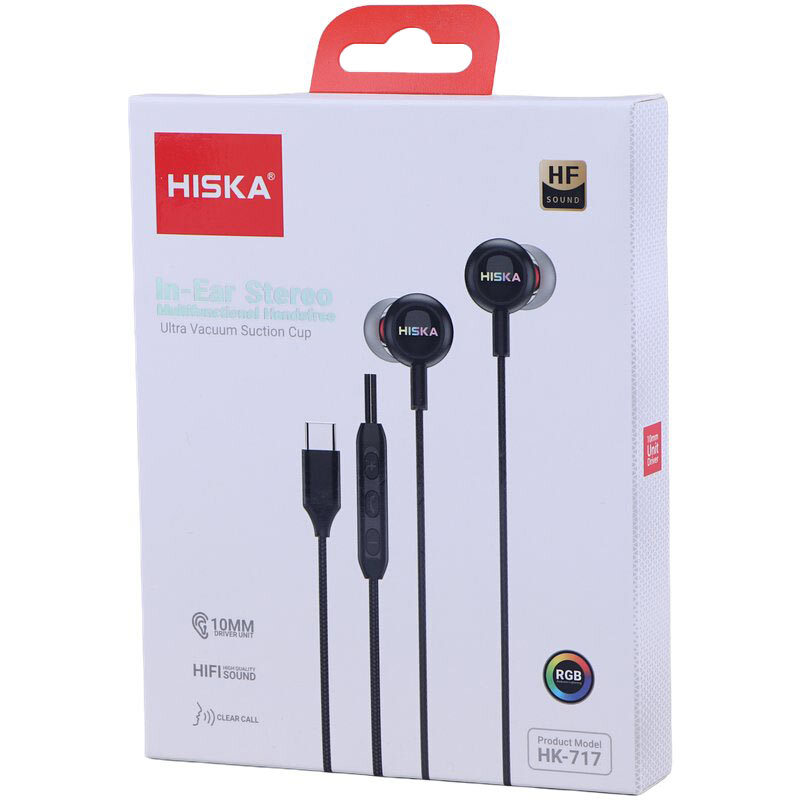 هندزفری تایپ سی هیسکا HK-717