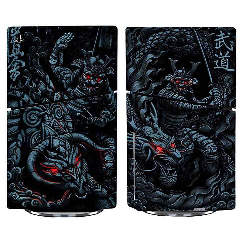 اسکین پلی استیشن 5 اسلیم استاندارد طرح Ghost Of Tsushima