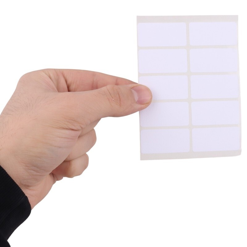 برچسب دور سفید 40*19 میلی متر بسته 1000 عددی