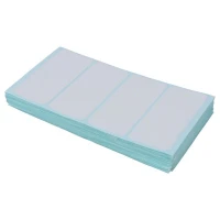 برچسب دور سفید 75*40 میلی متر بسته 300 عددی کد 2