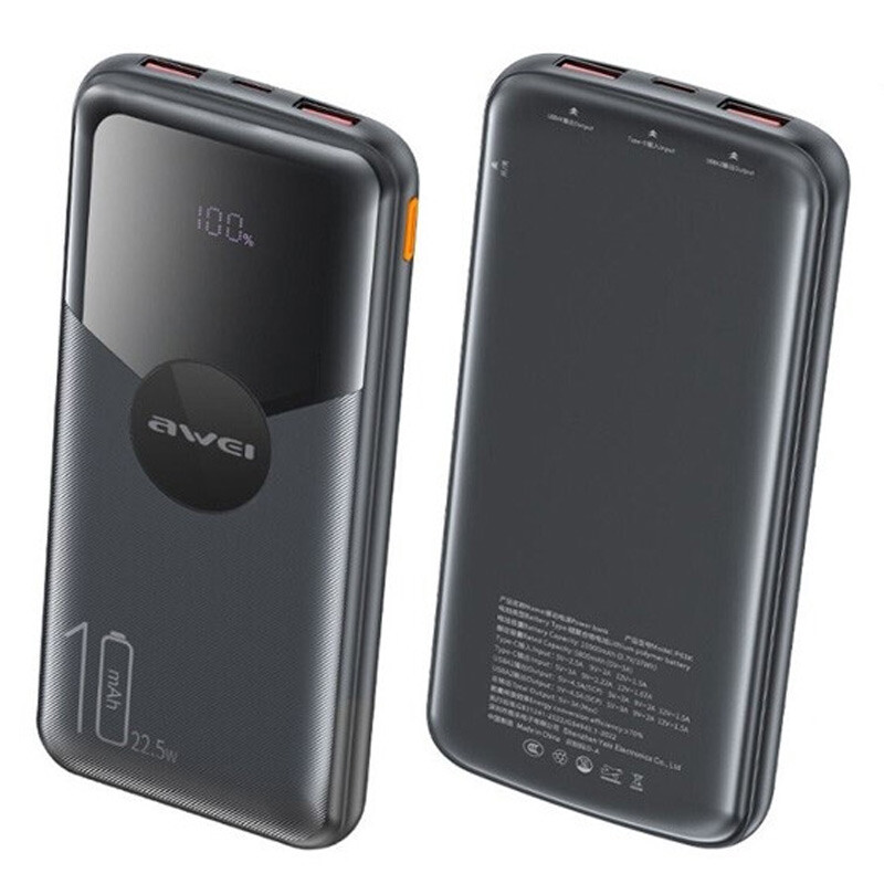 پاوربانک فست شارژ اوی P63K 22.5W ظرفیت 10000 میلی آمپر ساعت