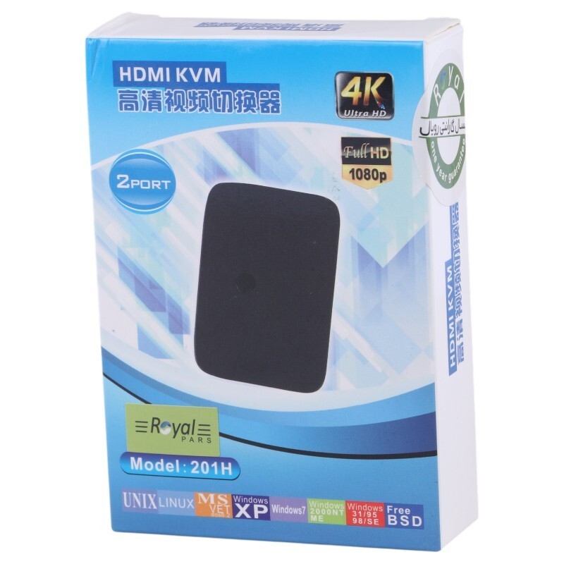 سوییچ KVM دو پورت رویال 201H