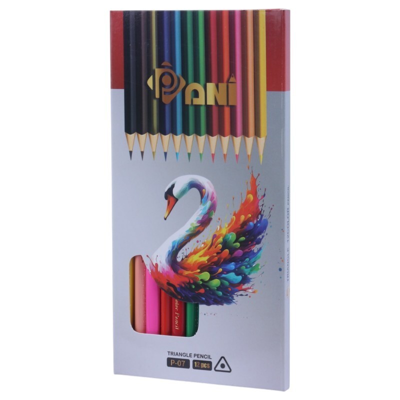 مداد رنگی 12 رنگ پانی P-07