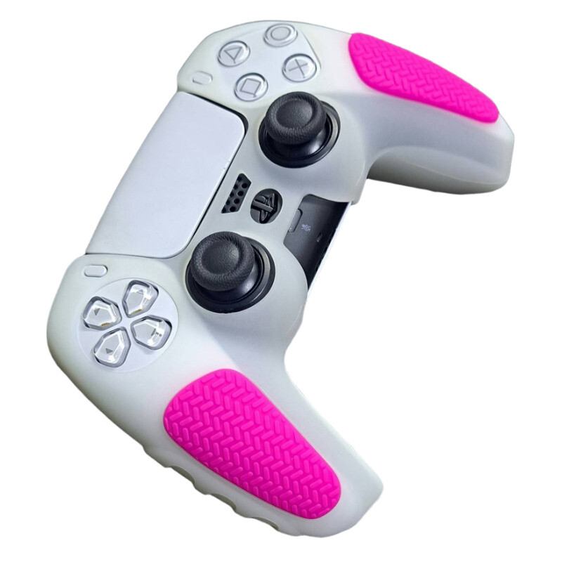 روکش دسته بازی PS5 استوپ دار صورتی شبرنگ