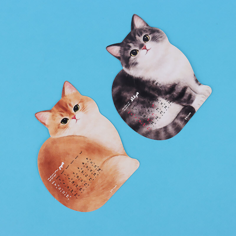 تقویم رومیزی 1405 پارسام طرح گربه