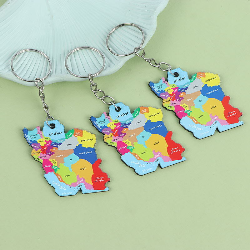 جاکلیدی چوبی پارسام طرح نقشه ایران