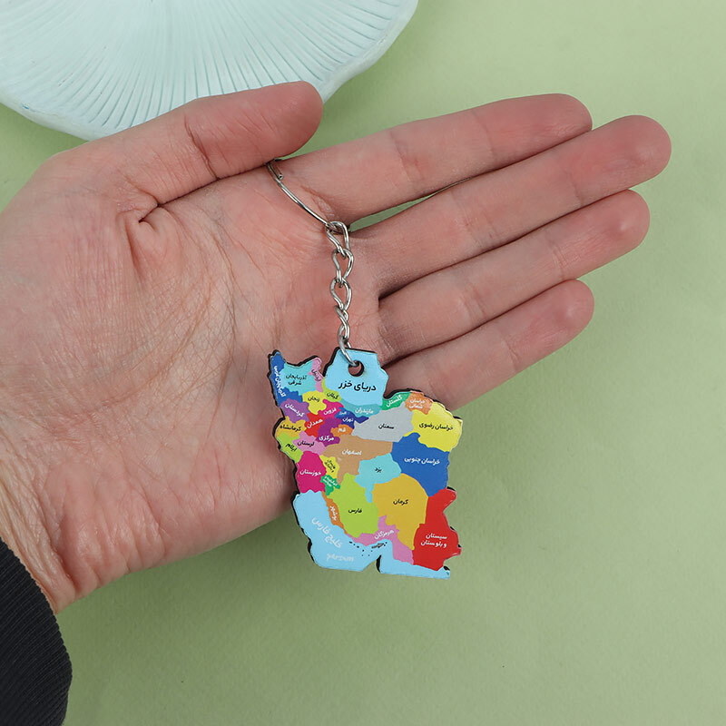 جاکلیدی چوبی پارسام طرح نقشه ایران