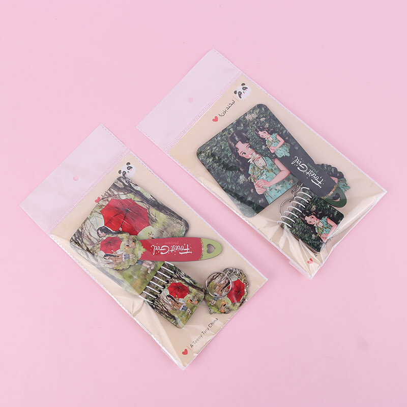 ست لوازم تحریر 4 عددی پارسام طرح دختر جنگل