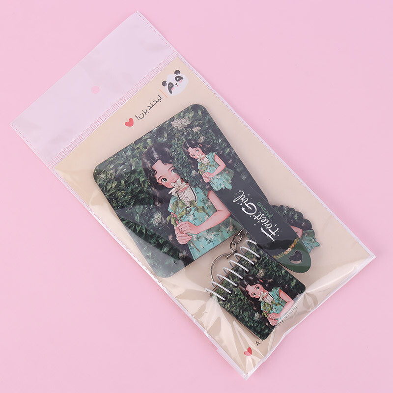 ست لوازم تحریر 4 عددی پارسام طرح دختر جنگل