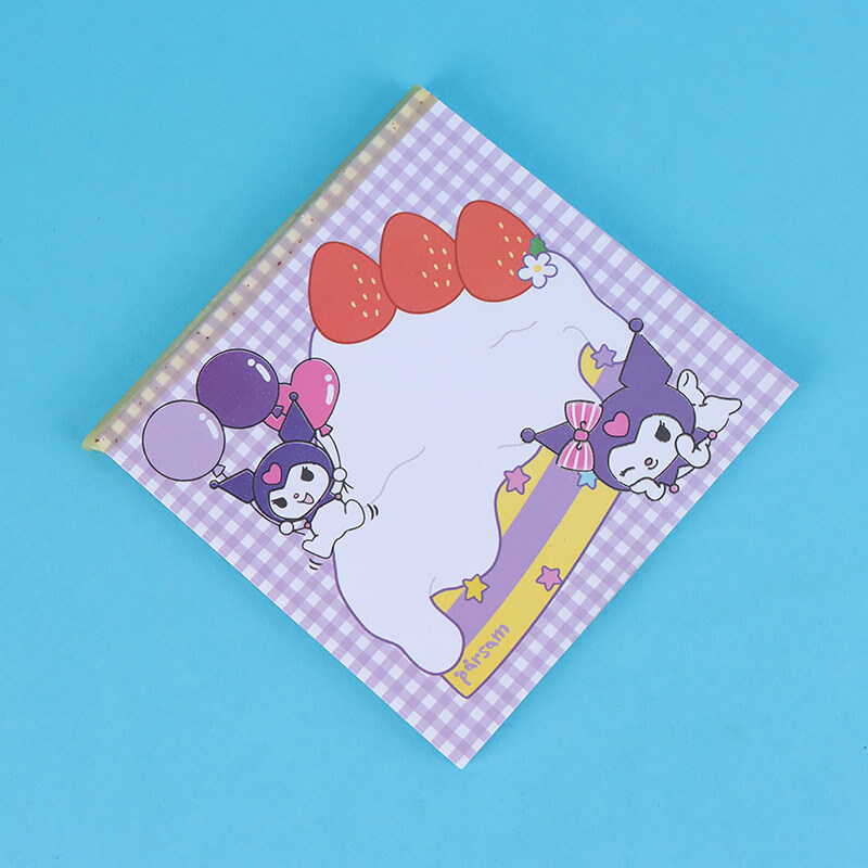 کاغذ یادداشت چسب دار 61 برگ پارسام طرح کرومی سایز 9.4*9.7 سانتی متر