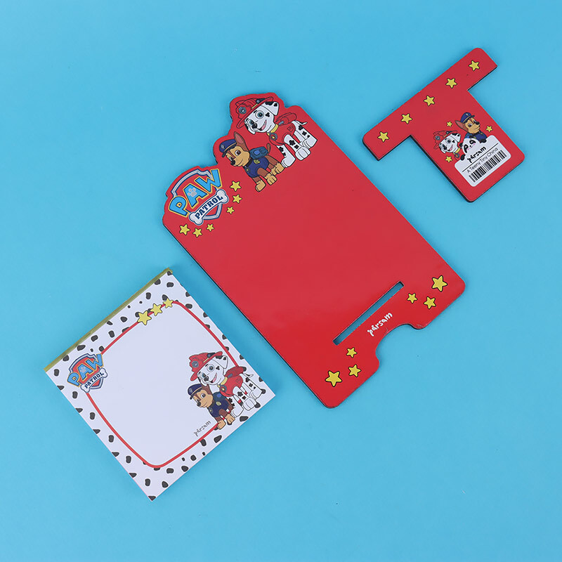 کاغذ یادداشت چسب دار 56 برگ پارسام طرح سگ نگهبان سایز 7.5*8.5 سانتی متر