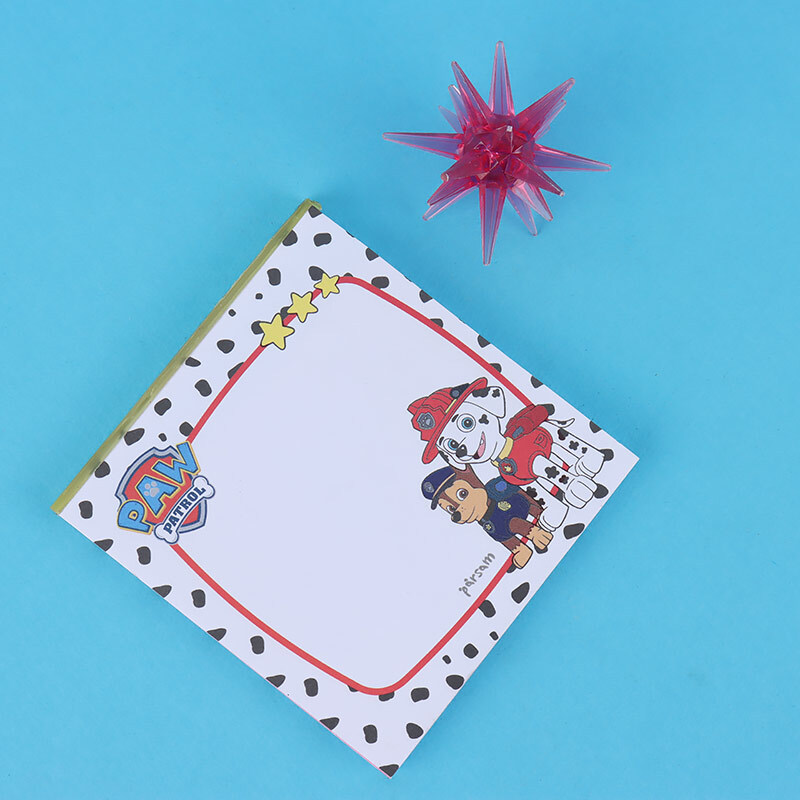 کاغذ یادداشت چسب دار 56 برگ پارسام طرح سگ نگهبان سایز 7.5*8.5 سانتی متر