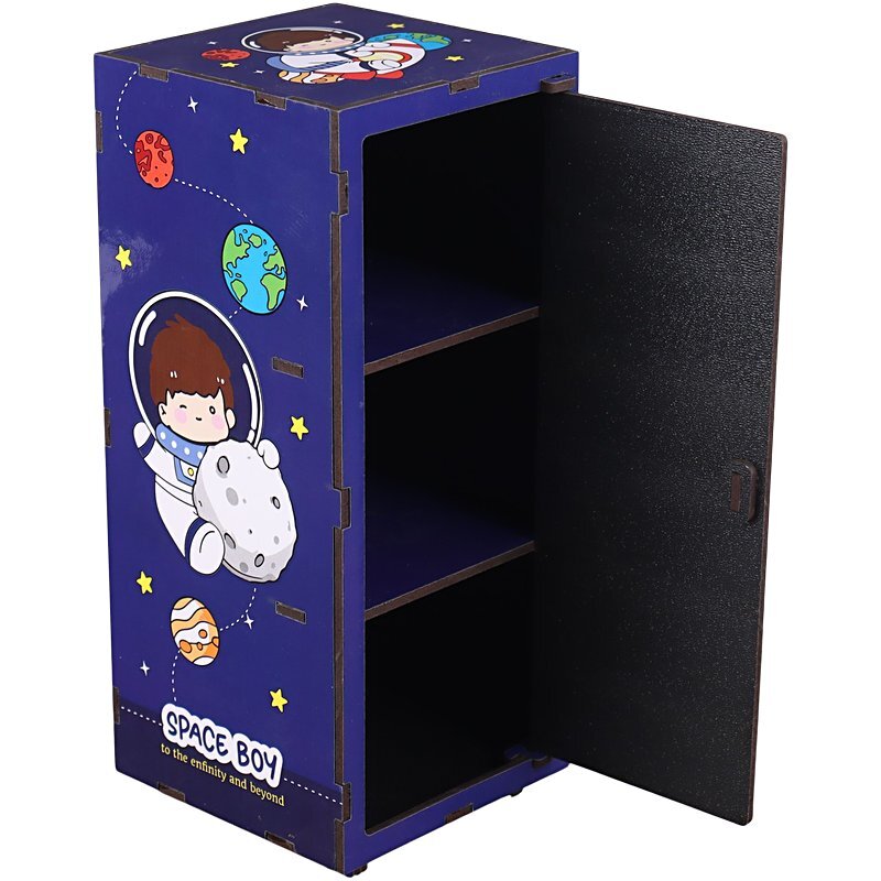 کمد لوازم تحریر چوبی پارسام طرح فضانورد