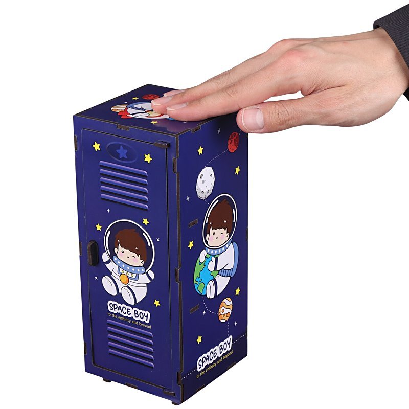 کمد لوازم تحریر چوبی پارسام طرح فضانورد