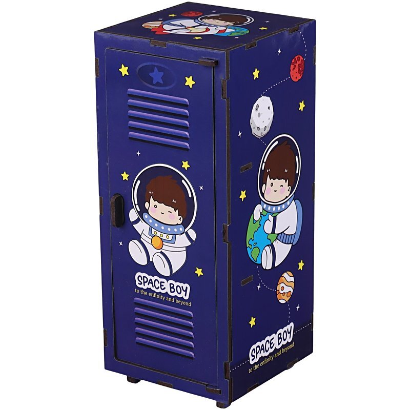 کمد لوازم تحریر چوبی پارسام طرح فضانورد