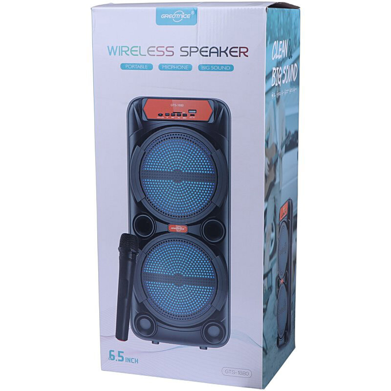 اسپیکر بلوتوثی گریت نایس GTS-1880 + میکروفون