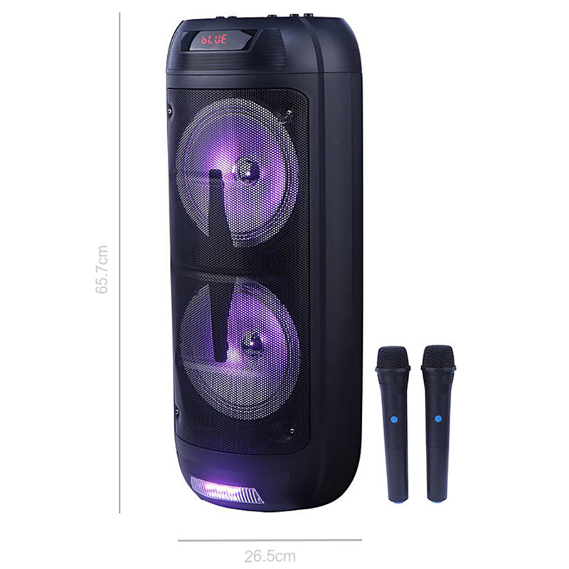 اسپیکر چمدانی بلوتوثی کی برود KTS-1199S + میکروفون