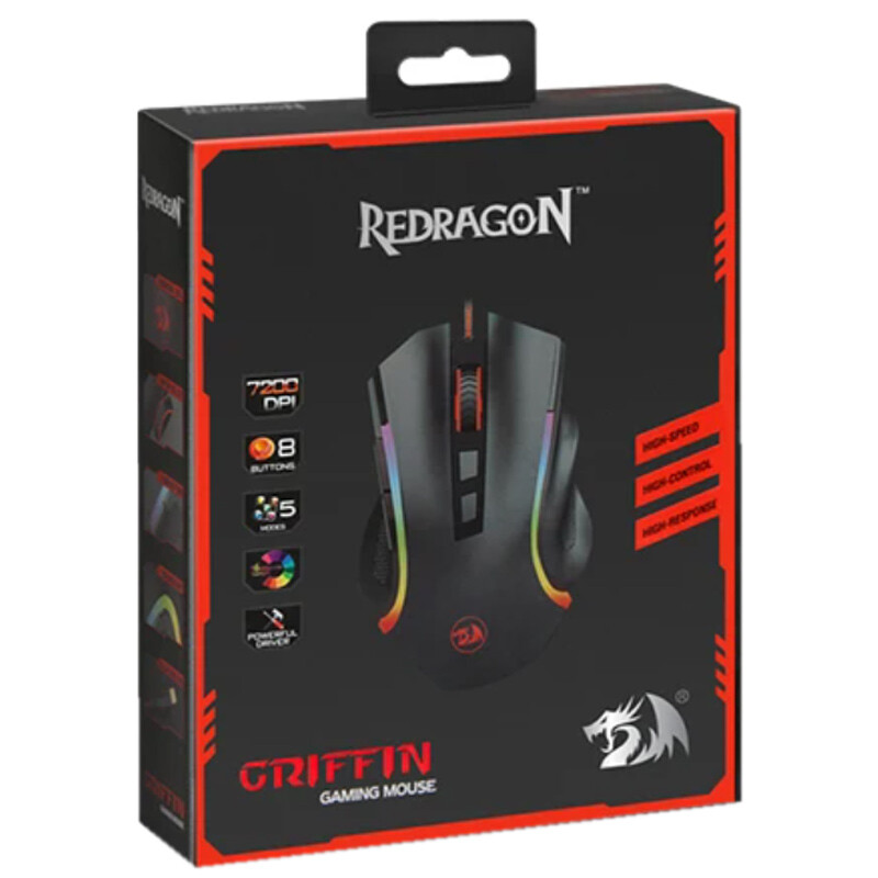 موس گیمینگ ردراگون M607 GRIFFIN