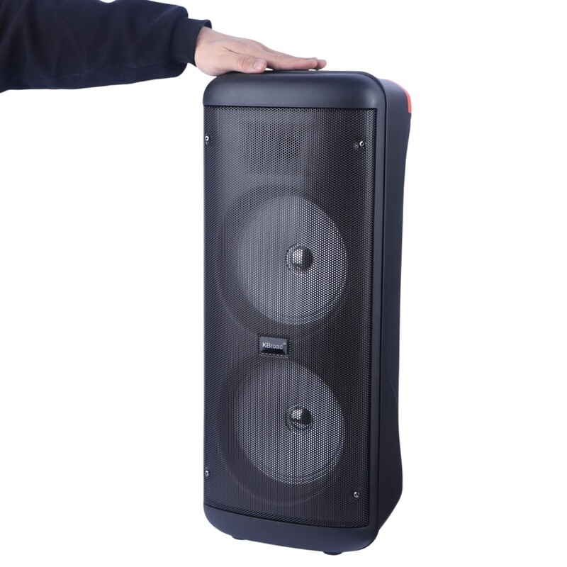 اسپیکر چمدانی بلوتوثی کی برود KTS-2296 + میکروفون و ریموت کنترل